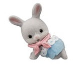 Sylvanian Families Baby Cottontail rabbit with accessory