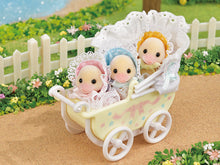 Sylvanian Families Duckling Triplets and carriage limited edition