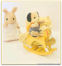 Sylvanian FAmilies and rocking horse wooden