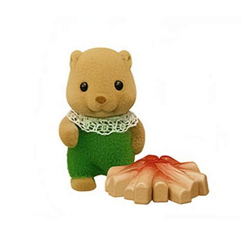 Sylvanian Families Baby Beaver with accessory