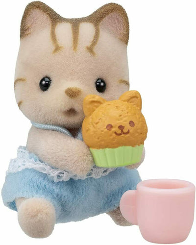 Sylvanian Families Baby Treat Series striped cat baby