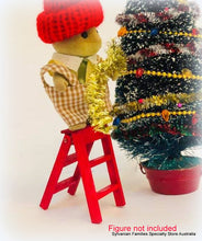 Miniature red Ladder Sylvanian Fox Christmas