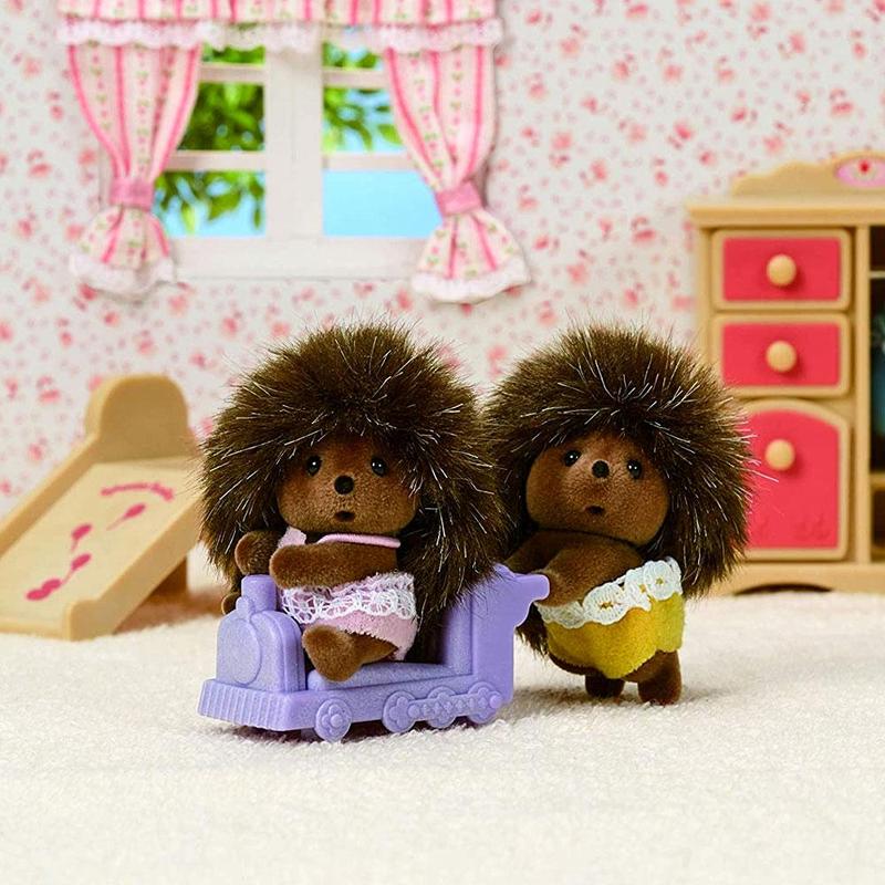 Sylvanian Families hedgehog twins Bramble family