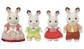Sylvanian Families New Chocolate Rabbit Family - 2023