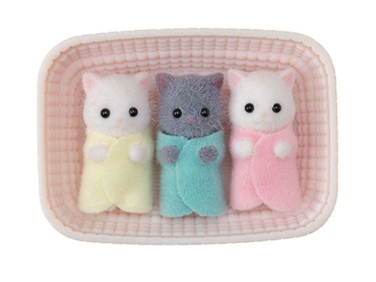 Sylvanian Families Persian cat triplets