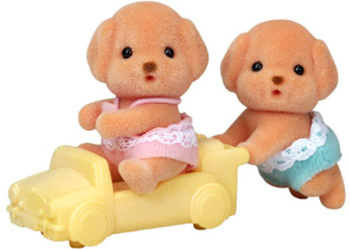 Sylvanian Families Poodle twin babies