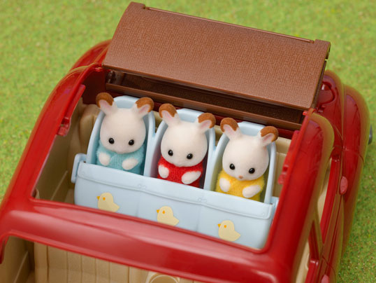 Sylvanian Families Stroller for Triplets