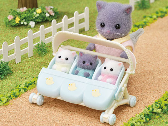 Sylvanian Families Stroller for triplets