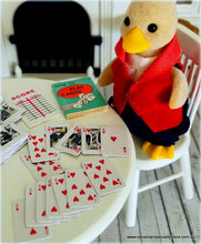 Sylvanian Families Duck playing cards miniature