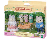 Sylvanian Families Husky Family parents and triplets
