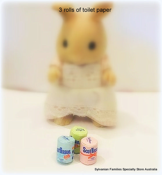 Sylvanian Families toilet paper