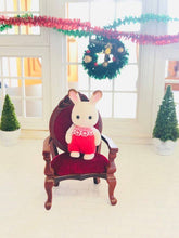 Sylvanian Christmas rabbit Santa's chair