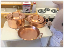Sylvanian Families Copper pots casserole skillet miniature