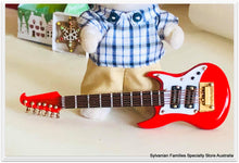 Miniature 9cm red guitar