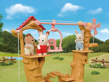 Sylvanian Families Baby Ropeway Park with baby rabbit