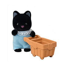 Sylvanian Families Shopping Series Blind bags tuxedo cat and shopping trolley
