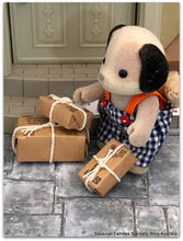 Sylvanian Families beagle miniature 3 parcels wrapped envelopes