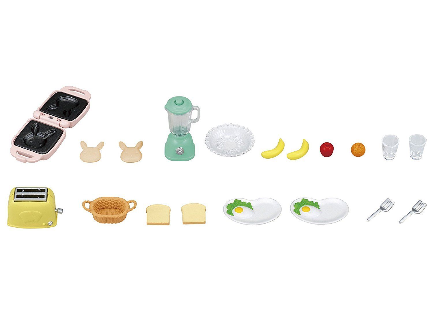 Sylvanian Families New Healthy Breakfast Set