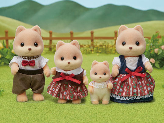 Sylvanian Families Caramel Dog Family latest