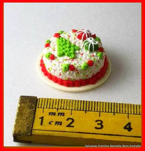 Christmas dollshouse miniature cake