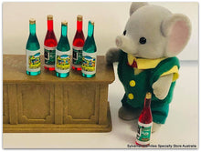 Sylvanian Elephant father bottles x 6 miniature