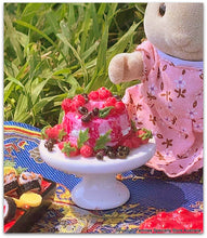 Sylvanian FAmilies picnic berry tarte dessert cake miniature