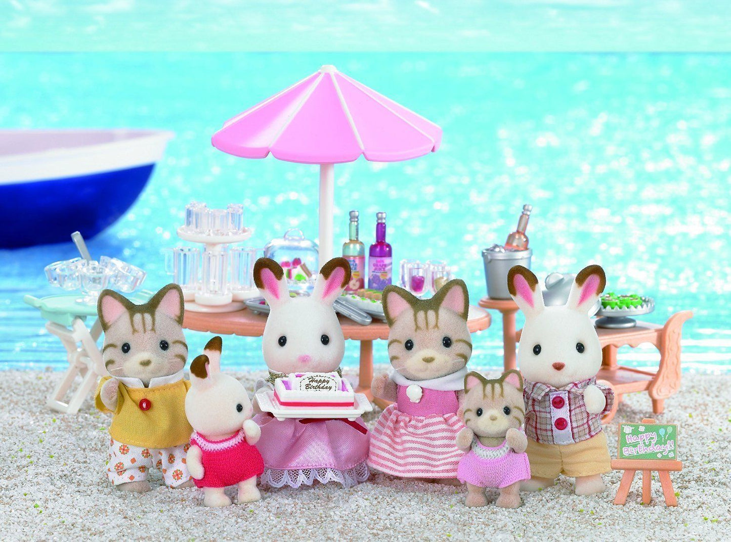Sylvanian Families Seaside Birthday Party - SF 5207
