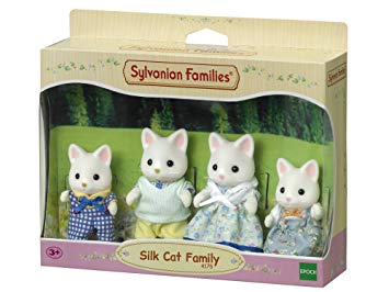 Sylvanian Families Silk Cat Family