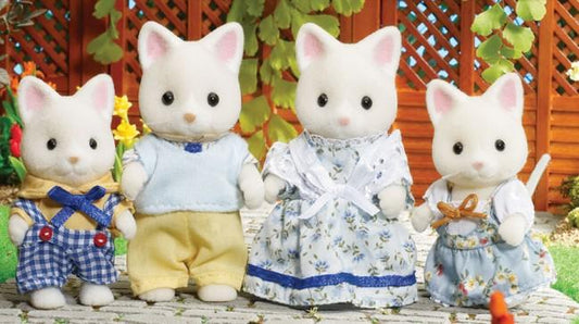 Sylvanian Families Silk Cat Family SF 4175