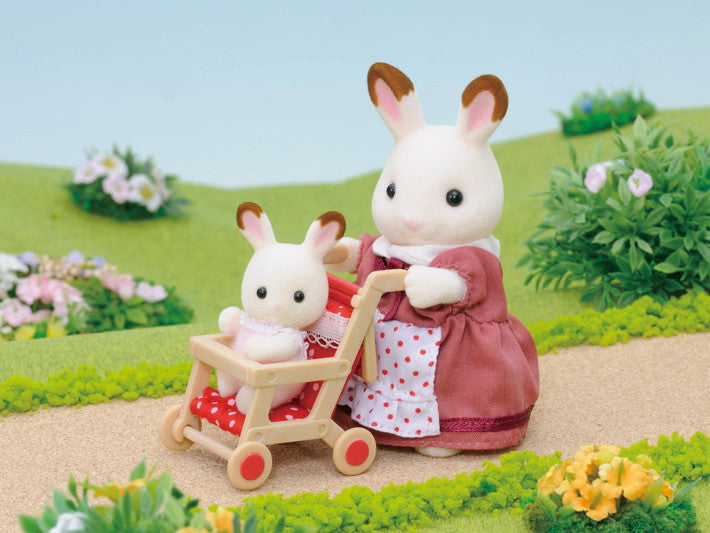 Sylvanian families double outlet pram