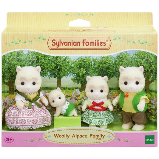 Sylvanian Famlies Woolly Alpaca Family new in