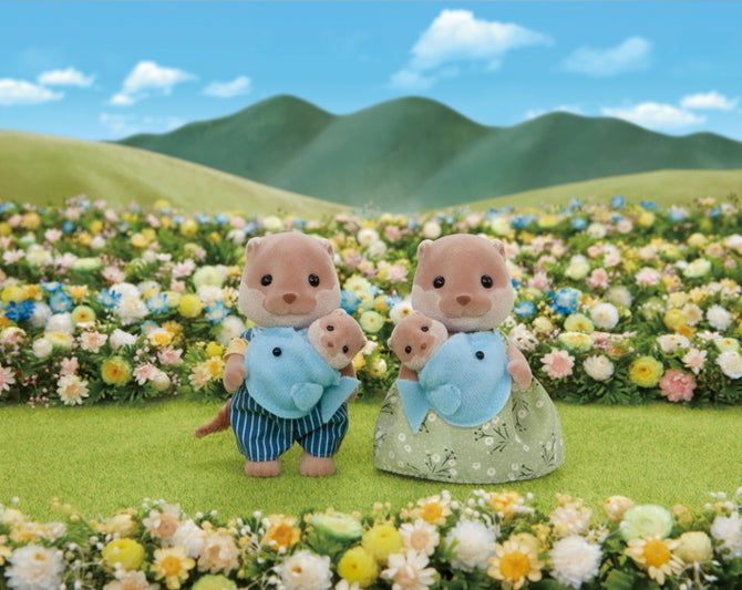 Sylvanian FAmilies Splashy Otter Family NEW in Australia