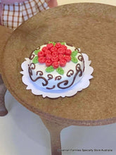 Cake Miniature roses Dollshouse 1:12 suits Sylvanian Families