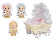 Sylvanian Families Darling Duckling Triplets and Baby Carriage