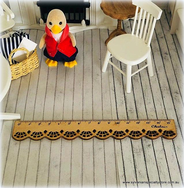 Kawaii wooden lace ruler vintage style pretty