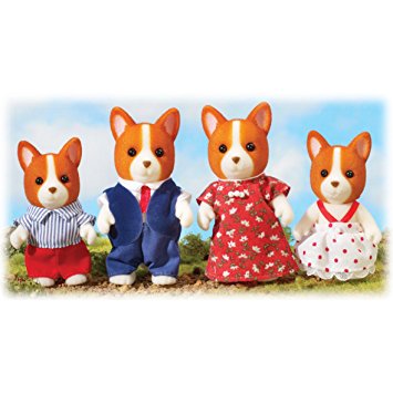 Sylvanian Families Corgi Family - 2012 Edition - Brand new