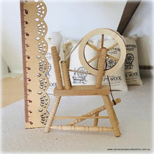 Dollhouse miniture Spinning Wheel