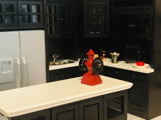 Coffee Grinder Red - Miniature