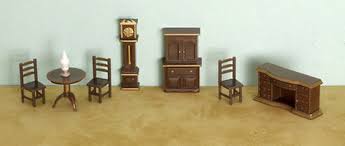Dollhouse miniature 1:48 scale Living Room
