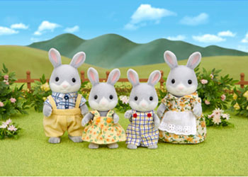 Sylvanian Families Cottontail Rabbit Family