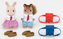 Sylvanian Families School Friends Set with shoes and satchels